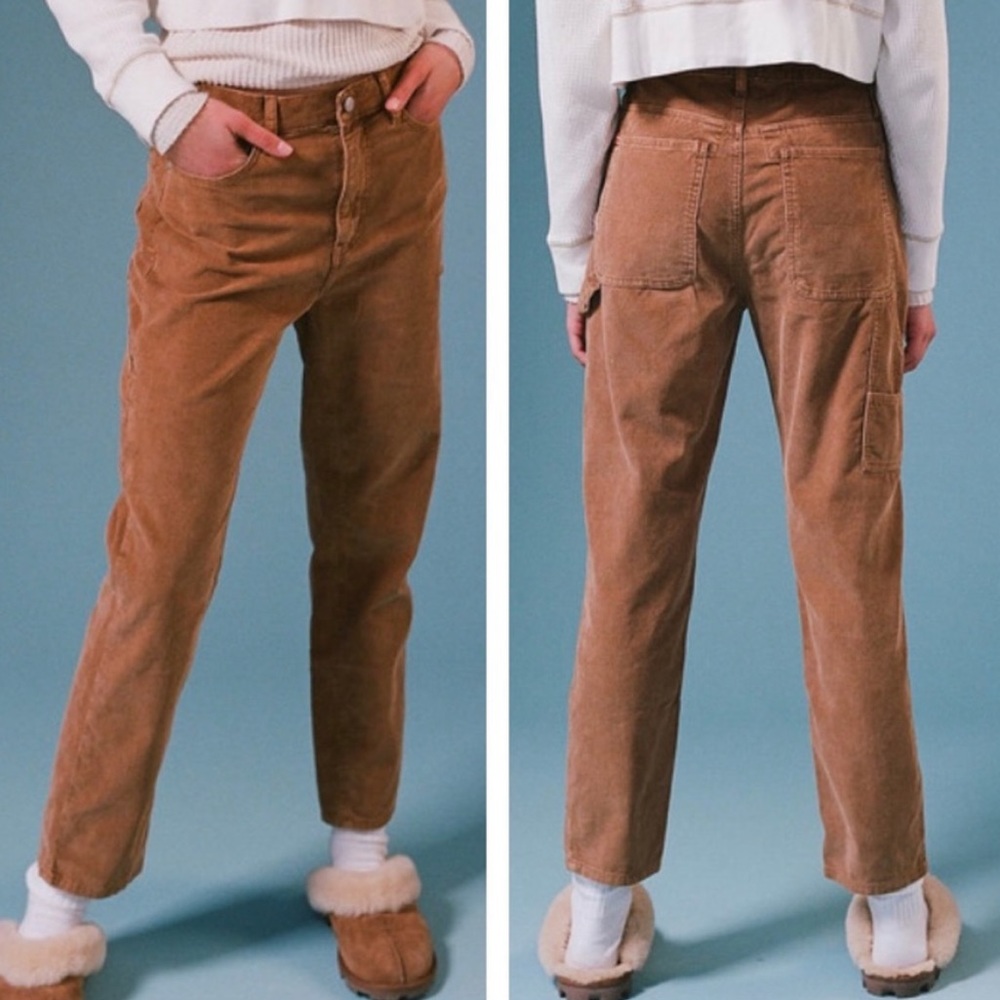 Stylish Tan Corduroy Pants